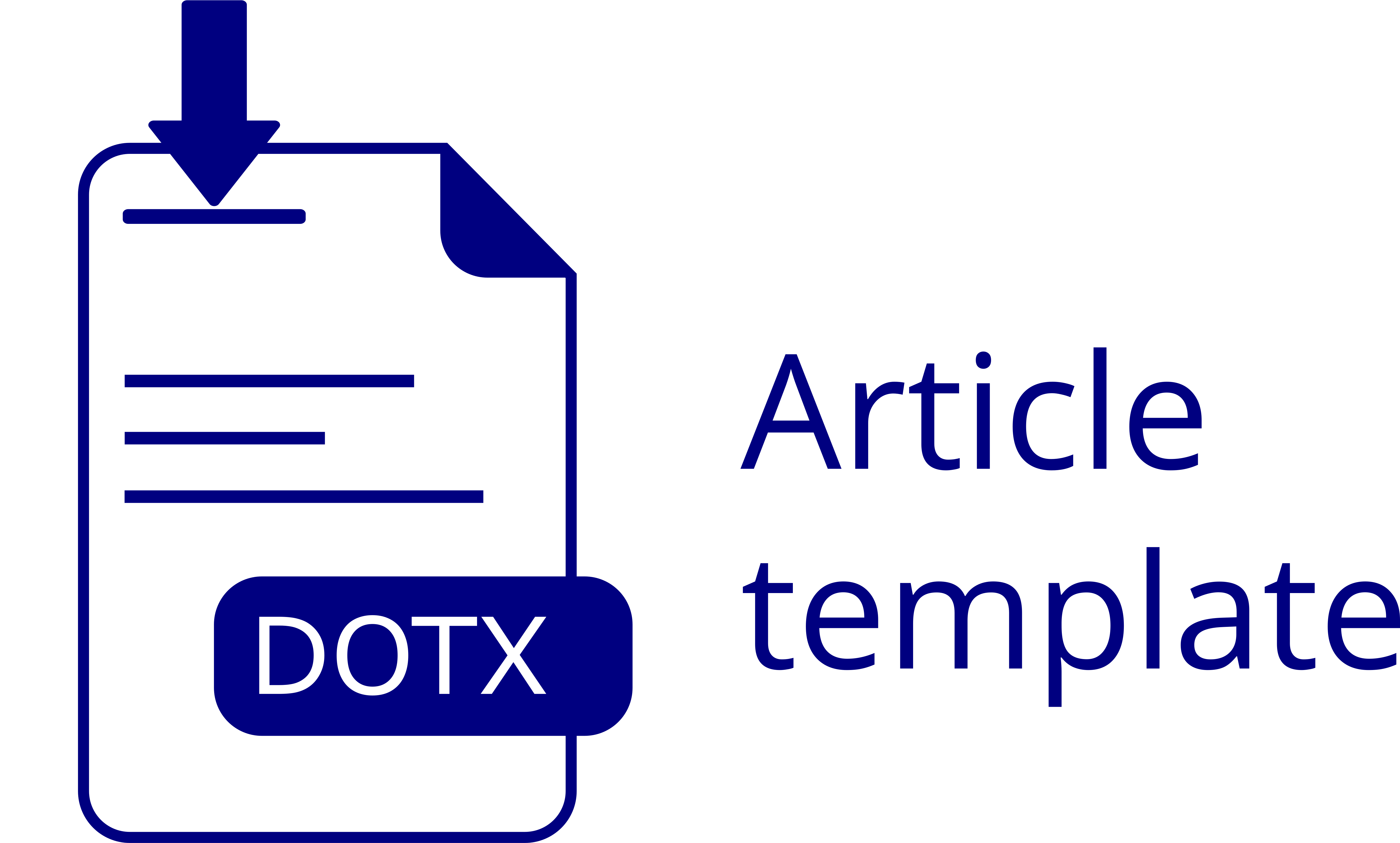 Download Template Artikel